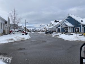 a picture of a neighbourhood with requiring roof repair in barrie