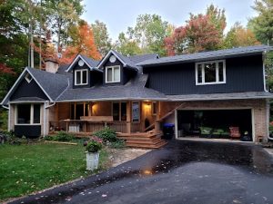 a barrie home that had a roof inspection in barrie; blown insulation barrie